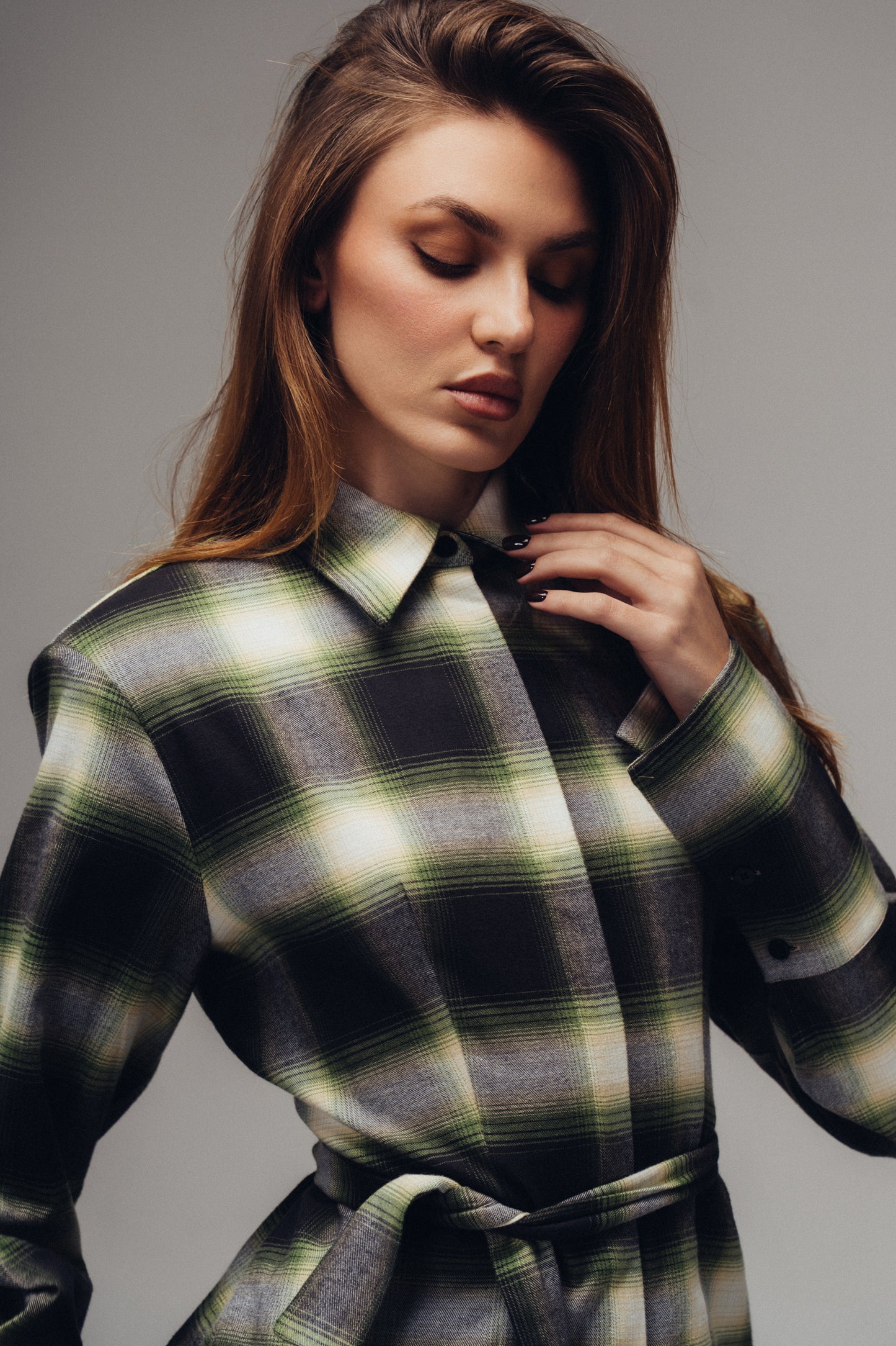 Long Shirt Stripes (blue, navy, yellow, green, green brown, brown)