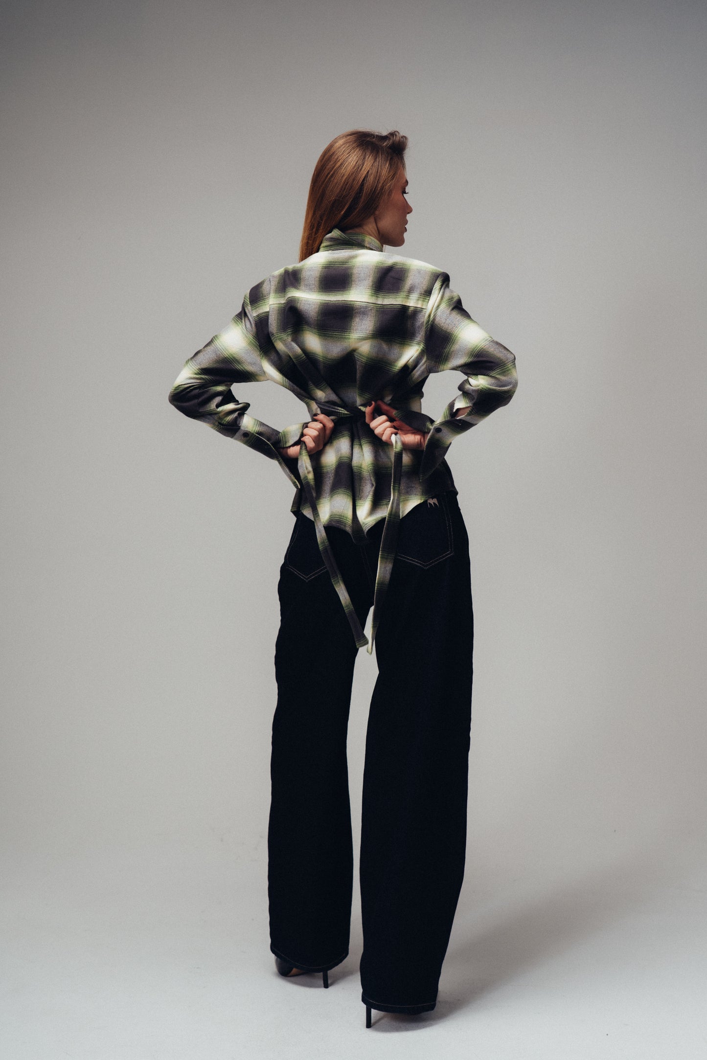 Long Shirt Stripes (blue, navy, yellow, green, green brown, brown)